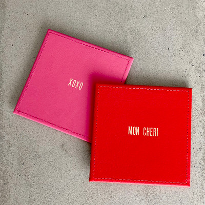 Valentine Leather Coaster Valentine Leather Coaster