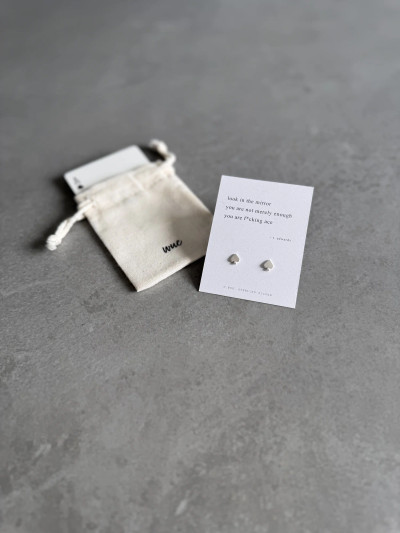 F*cking Ace Sterling Silver Haiku Earrings