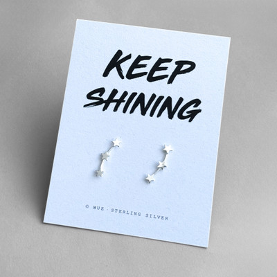Keep Shining Silver Star Earrings Keep Shining Silver Star Earrings