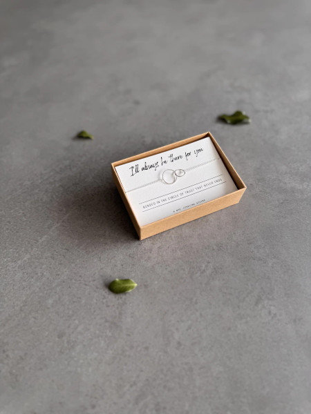 Circle of Trust Sterling Silver Rings Bracelet