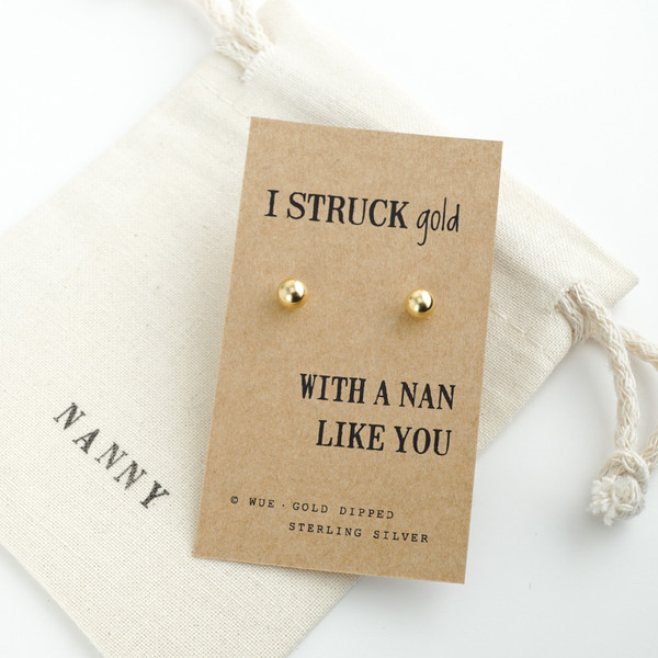 Struck Gold Nan Earrings