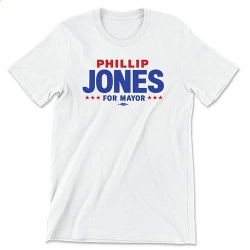 Phillip Jones (Unisex White Tee)
