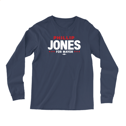 Phillip Jones (Navy Long-Sleeve Tee)