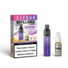 Elf Bar EV5000 Refillable Vape Kit With Blueberry Elfliq Nic Salt E-Liquid