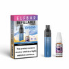 Elf Bar EV5000 Refillable Vape Kit With Blue Razz Lemonade Elfliq Nic Salt E-Liquid