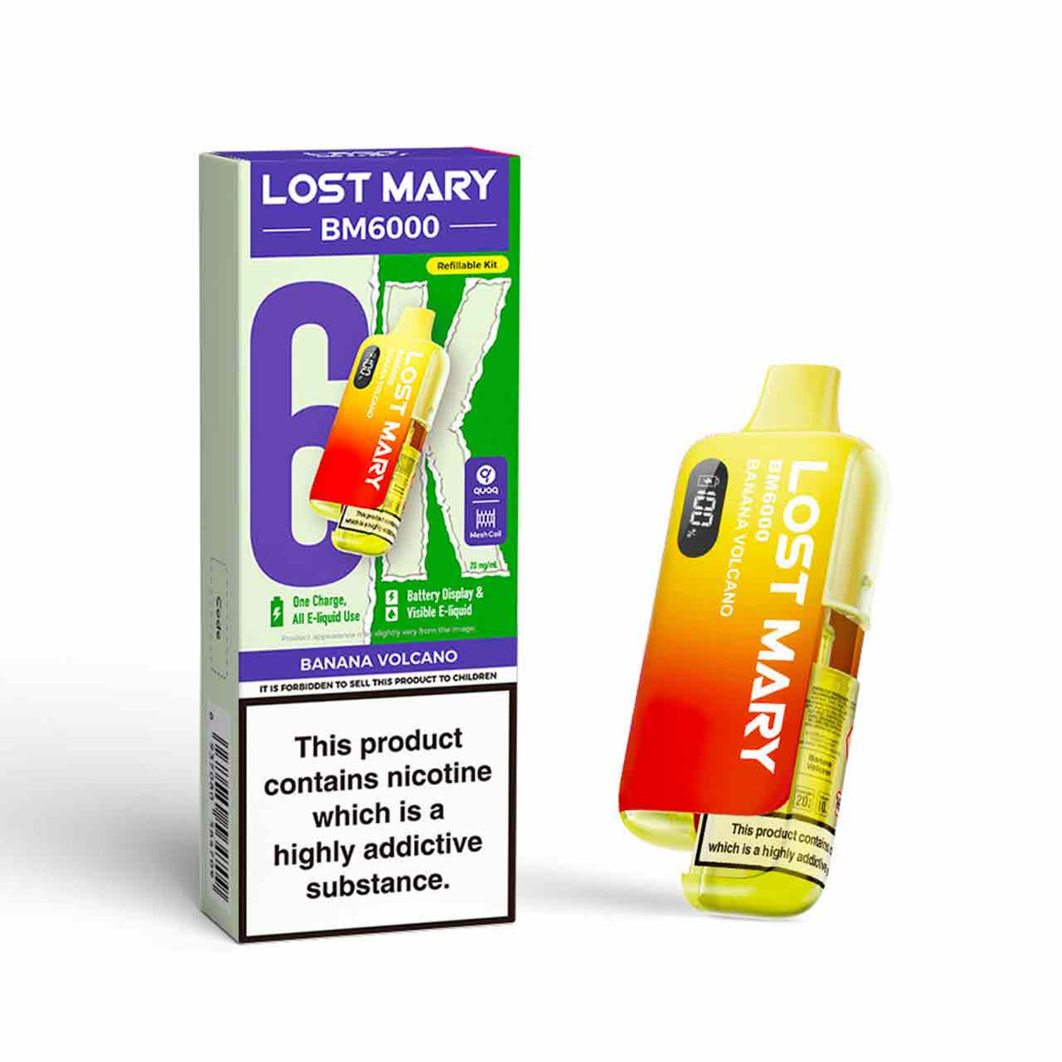 vape lost mary refill Hayati Pro Max 4000 Disposable Vape main image 1