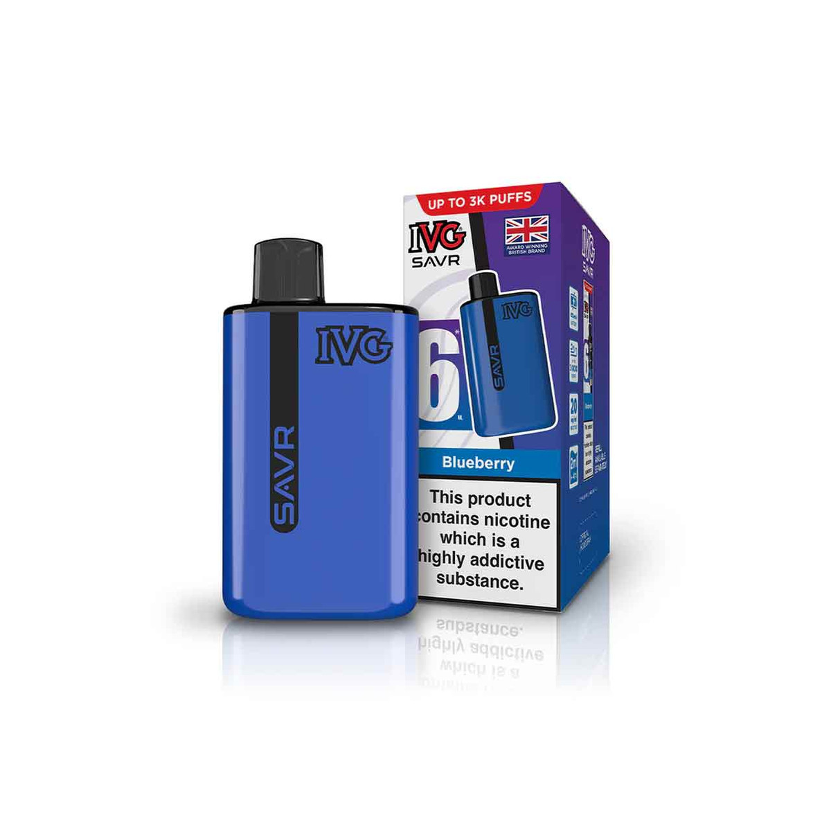 IVG SAVR Pod Vape Kit  30 Flavours - 3 for 15