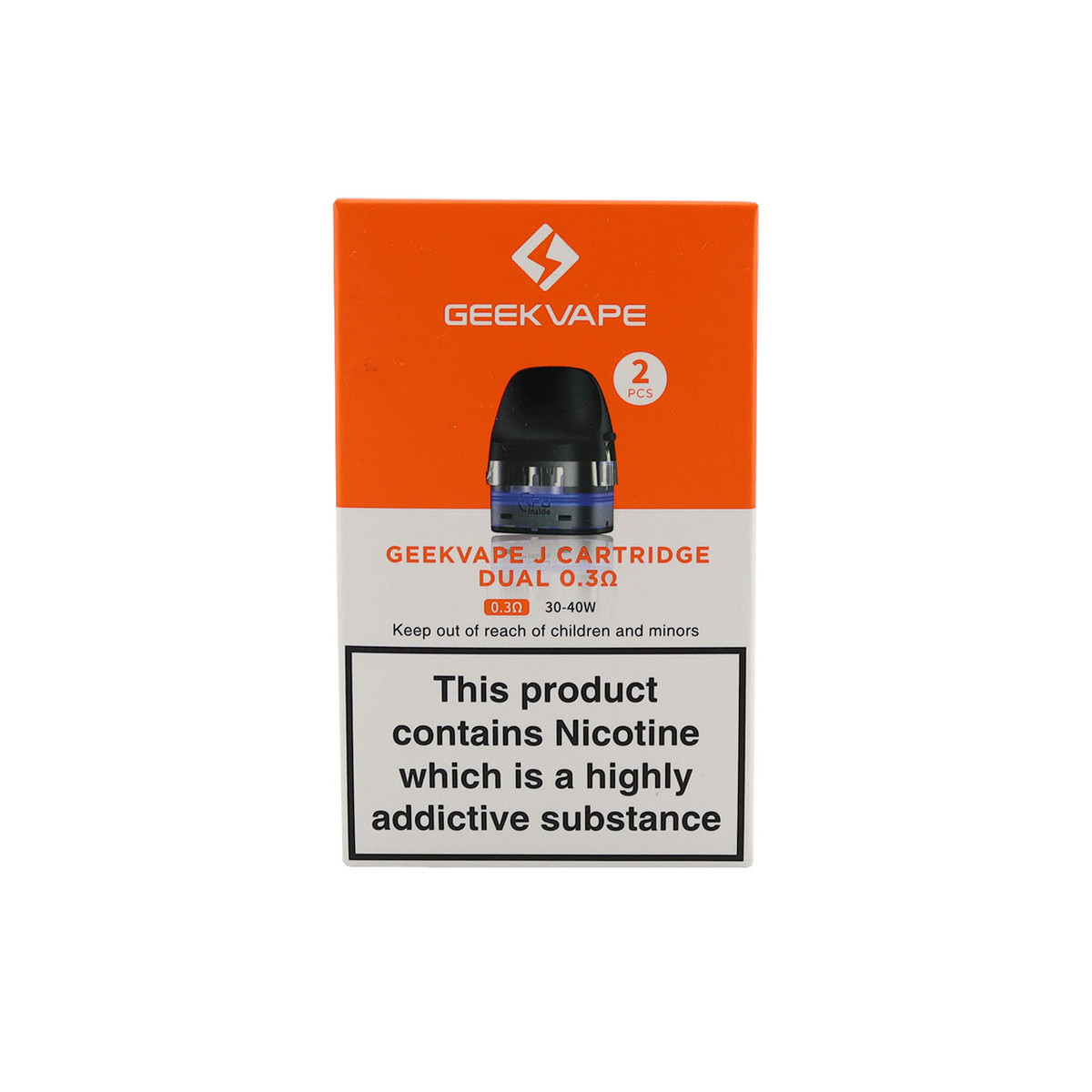 Geekvape J Cartridge Replacement Pods Geek Vape J Replacement Pod Cartridges  2 Pack – Apvs