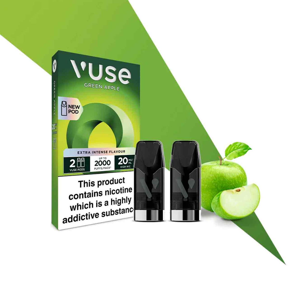 vuse alto green Extra Intense Apple Under 25K Puffs Color:7-Color Cobra ASPIRE ZELOS 3 KIT