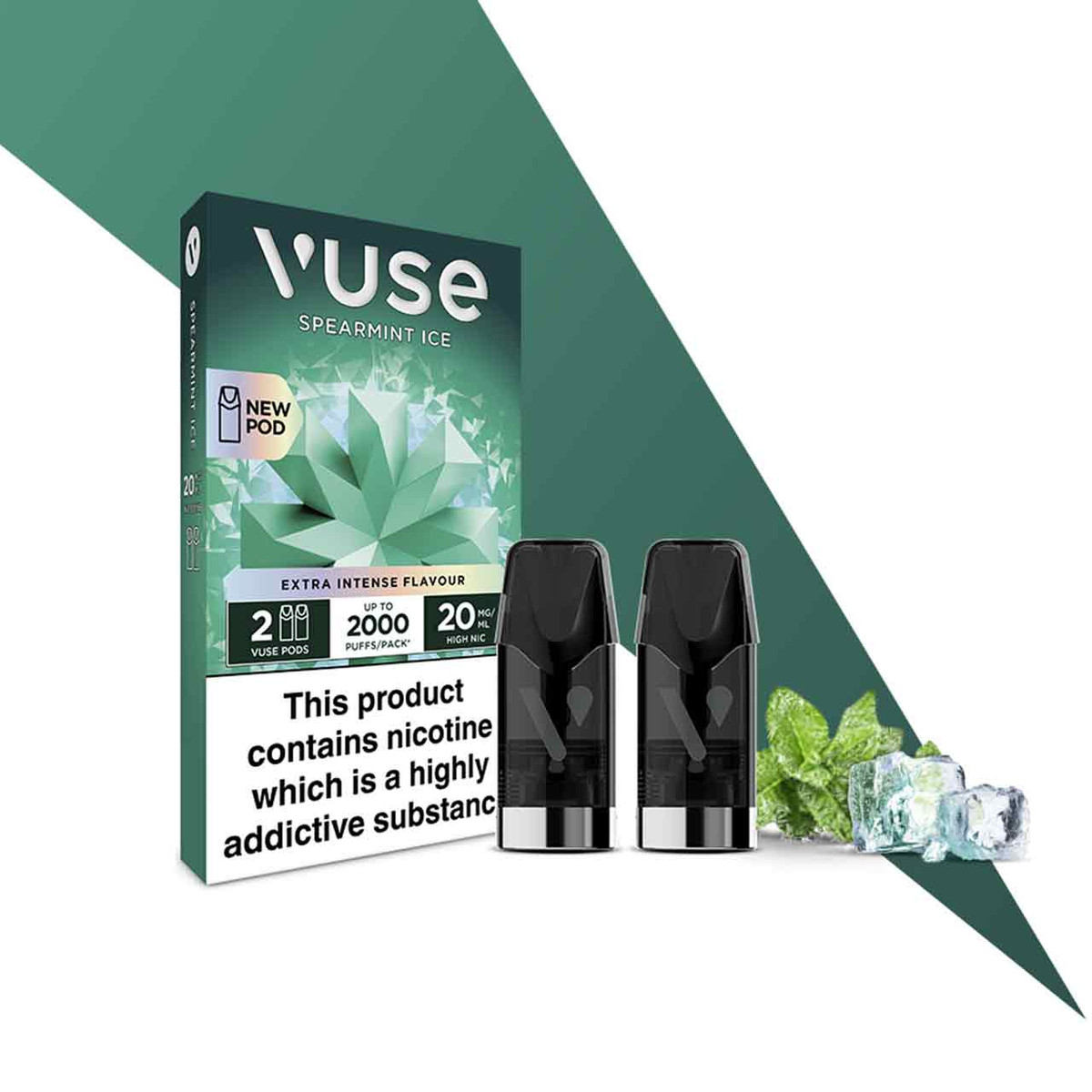 Vuse Extra Intense Spearmint Ice Flavour Pods