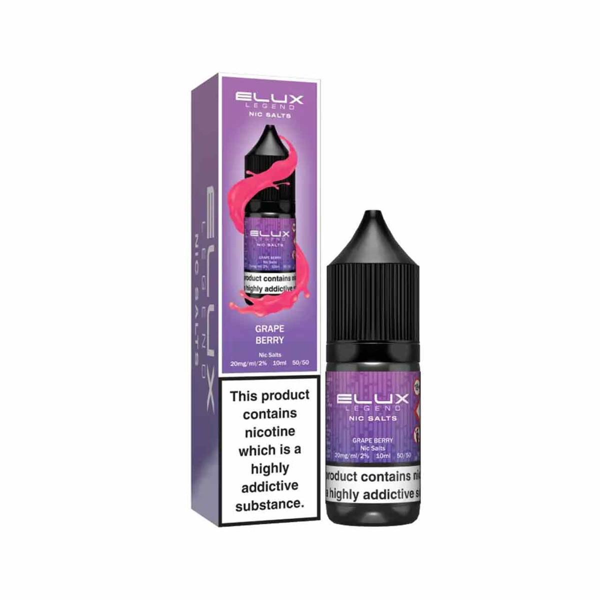 Elux Legend Nic Salt Grape Berries