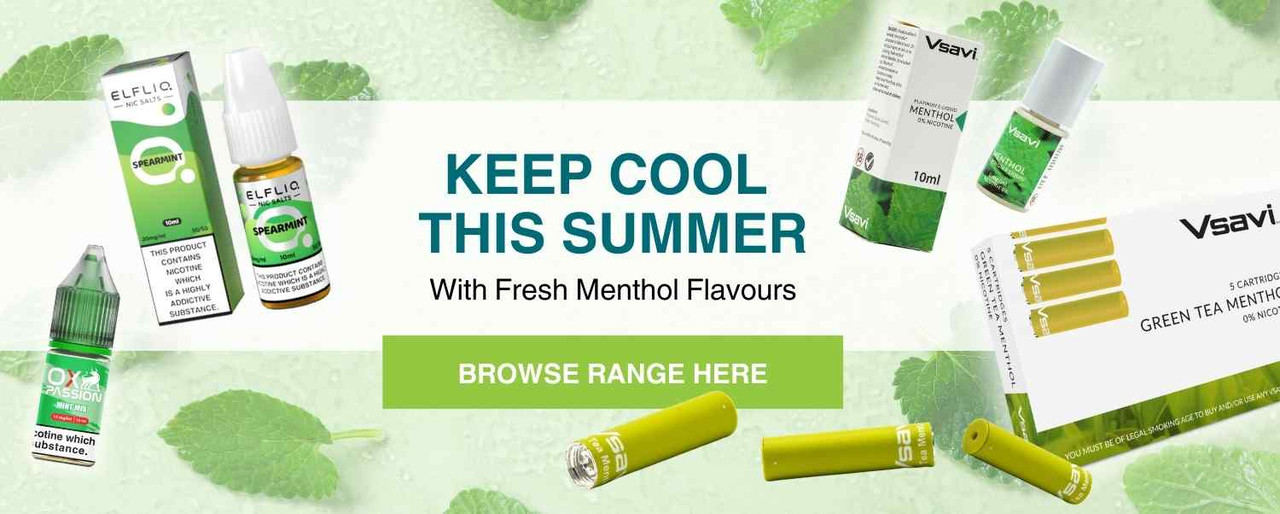 Keep Cool This Summer with Fresh Menthol Flavours