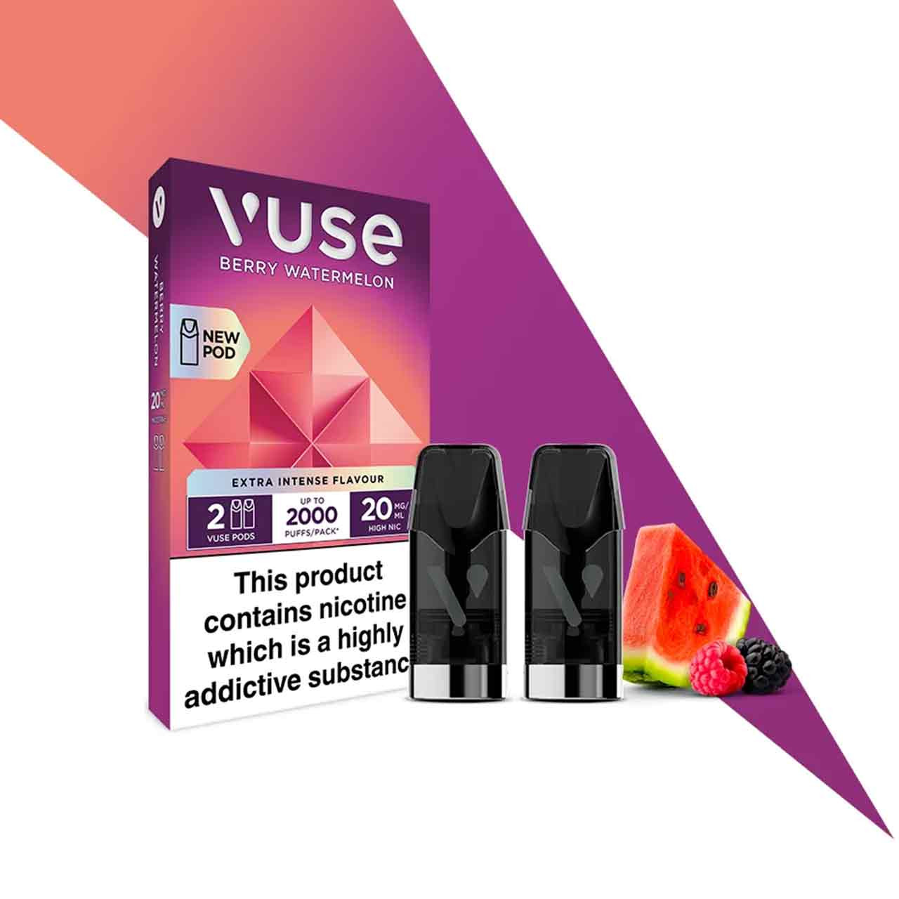 Vuse Extra Intense Berry Watermelon Flavour Pods