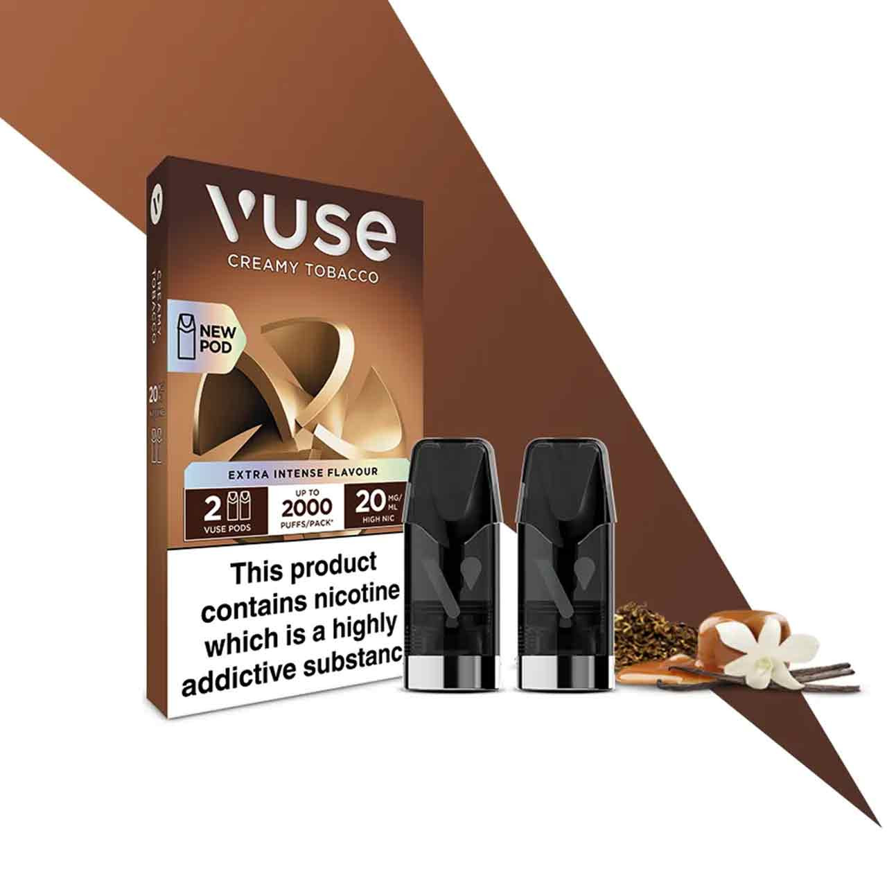 Vuse Extra Intense Creamy Tobacco Flavour Pods