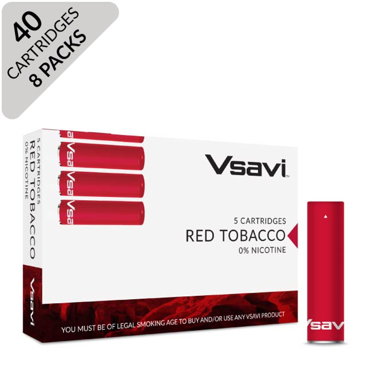 VSAVI Classic flavour pods 40 Red tobacco