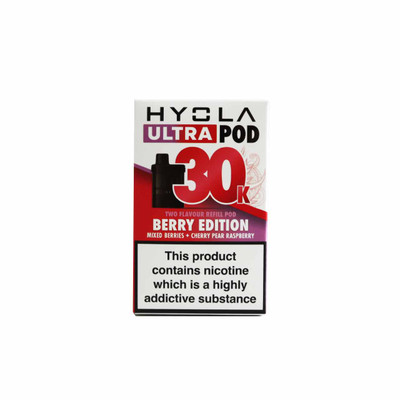 Hyola Ultra Pod 30K refill pack berry edition white background