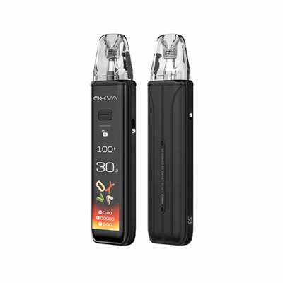 Oxva Xlim 3 Ultra Midnight Black vape device on a white background