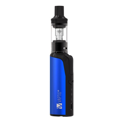 Vaptio Cosmo blue kit on a white background