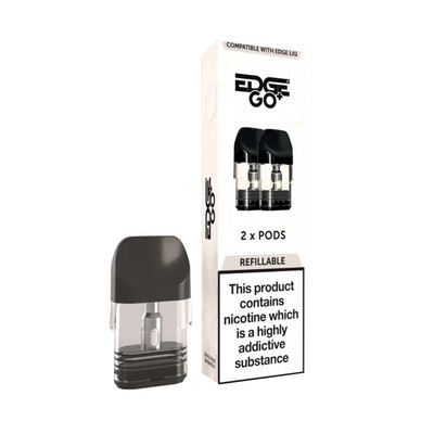 Edge Go Plus Refillable Pods - 2 Pack and Packaging