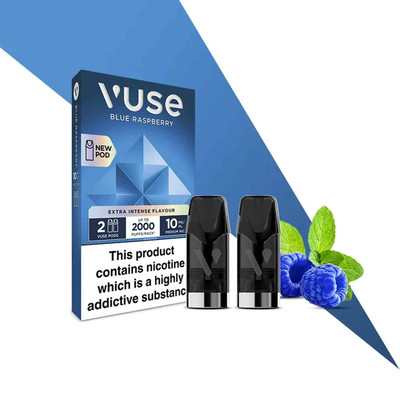 Vuse Extra Intense Blue Raspberry Flavour Pods 10mg