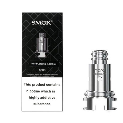 Smok Nord coil and packaging on a white background