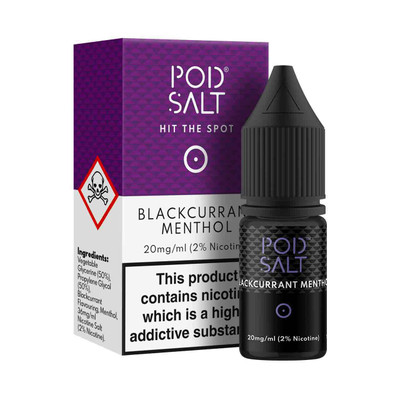 Pod Salt Blackcurrant Menthol Nicotine Salt E-Liquid