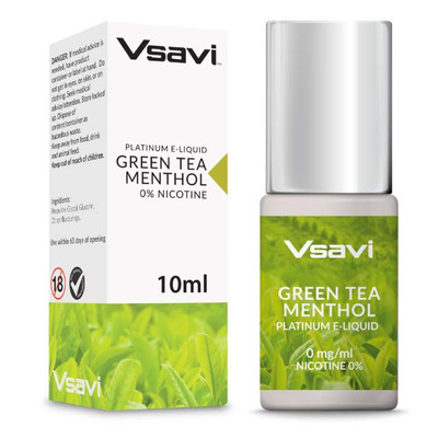 Vsavi Platinum Green Tea Menthol E-Liquid