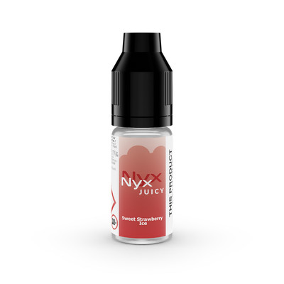 NYX Juicy Sweet Strawberry Ice Nic Salt E-Liquid