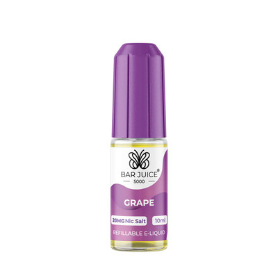 Bar Juice 5000 Grape 10mg Nic Salt E-Liquid