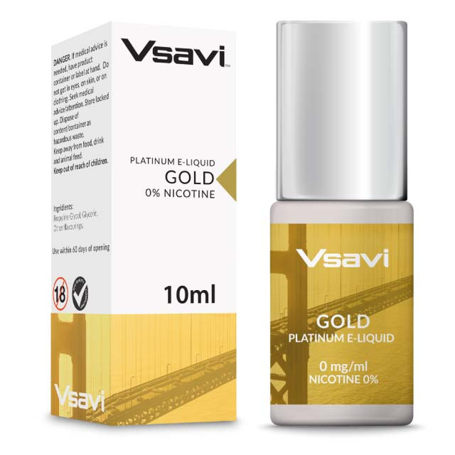 Gold Tobacco Flavour E-Liquid - Platinum