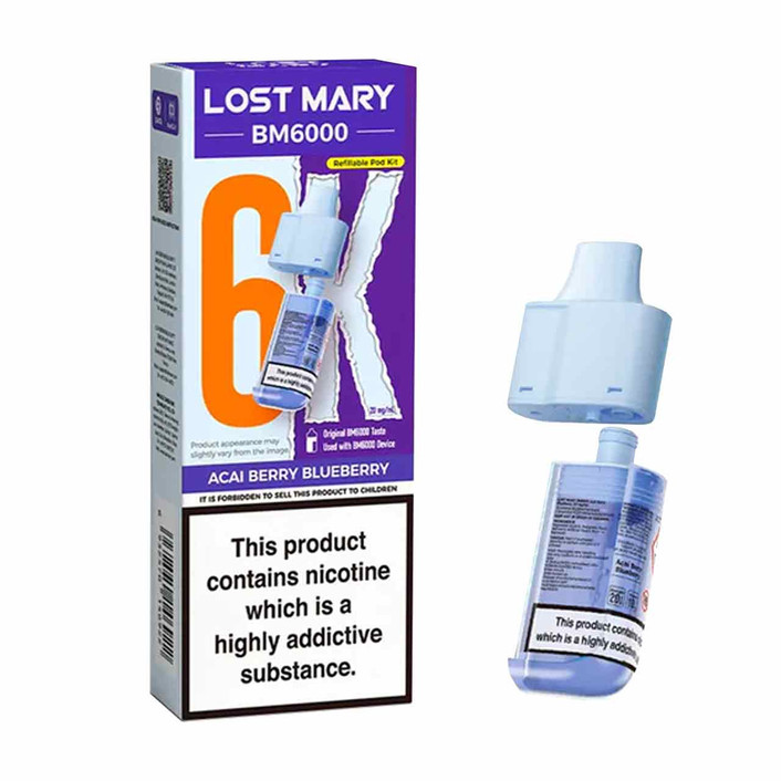 Lost Mary BM6000 Refill Pack Acai Berry Blueberry