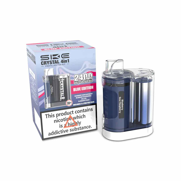 Ske Crystal 4 in 1 Prefilled Vape Kit Blue Edition