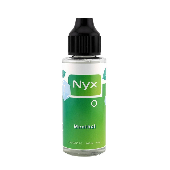 NYX Menthol Shortfill E-Liquid 100ml with 2 Nic Shots Included