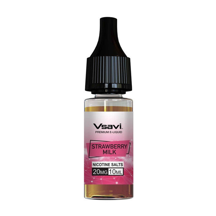 VSAVI Nic Salts e liquid strawberry milk 20mg