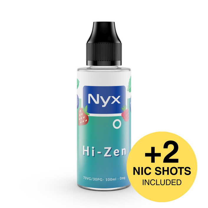 Nyx Hi-Zen Heisenberg Shortfill E-Liquid 100ml with 2 nic shots included
