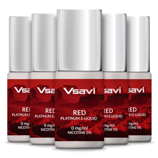 vsavi 5x10 platinum e liquid red tobacco