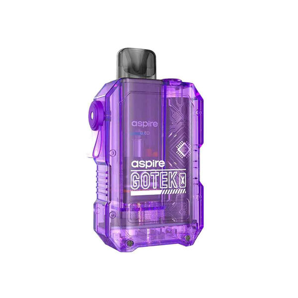 Aspire Gotek X Translucent Violet on white background