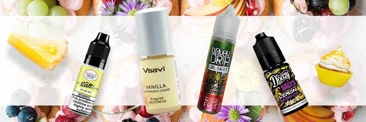 Dessert and sweet vape juice flavours growing in popularity