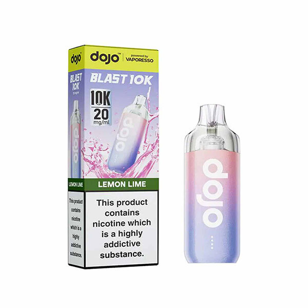 Vaporesso Dojo Blast 10K Lemon Lime on white background