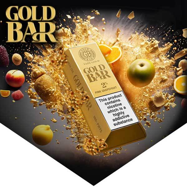 Gold Bar Vape Disposable Packaging