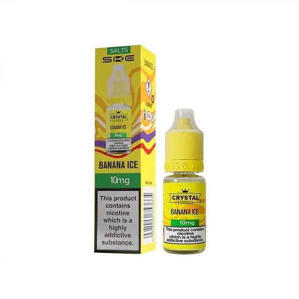 SKE Crystal original nic salt Banana Ice 10ml bottle and box packaging