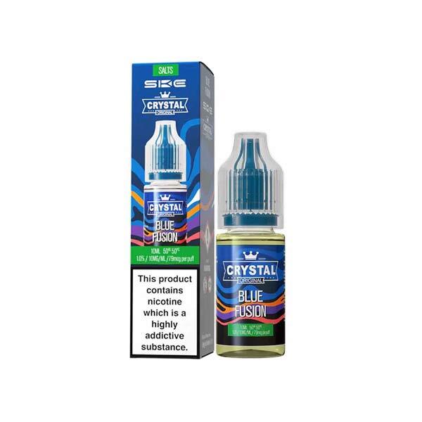 SKE Crystal original nic salt Blue Fusion 10ml bottle and box packaging
