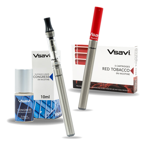 Tobacco-flavoured vape juice and kits for smokers switching to vaping