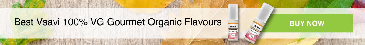Collection of Vsavi 100% VG Gourmet Organic Vape Juice