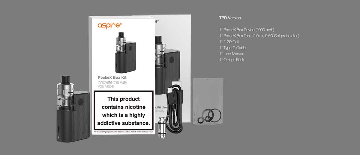 aspire pockex box tpd content