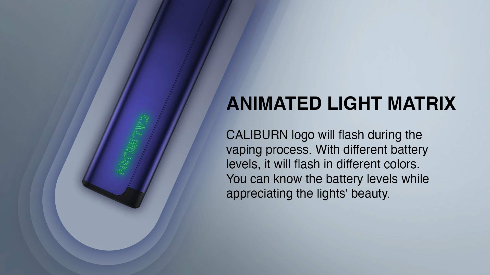 uwell caliburn a2s led light