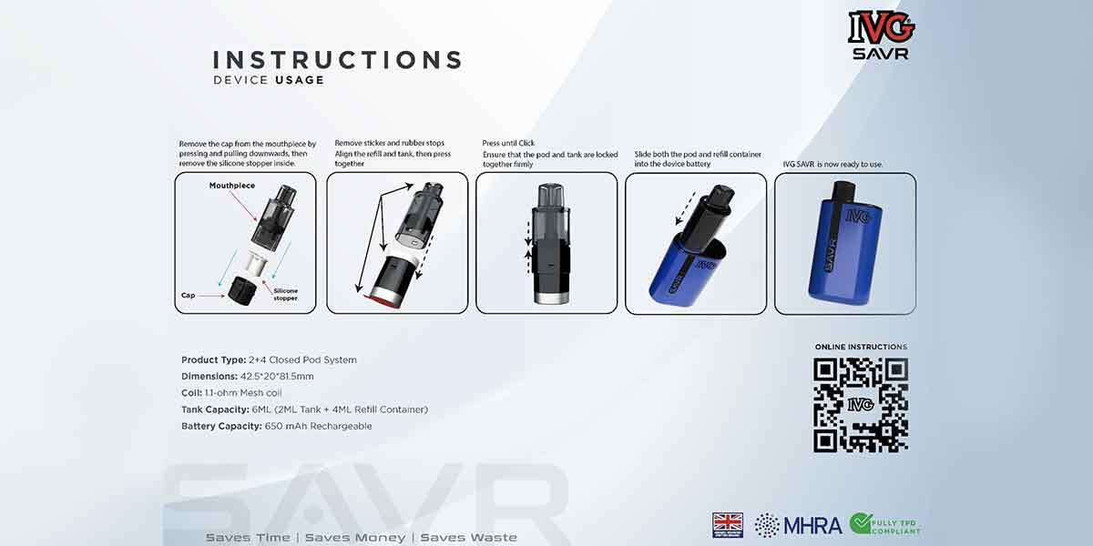 IVG SAVR instructions how to assemble the pod and container and attach to the kit