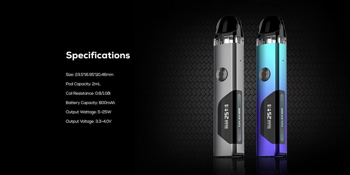 freemax galex pro specifications