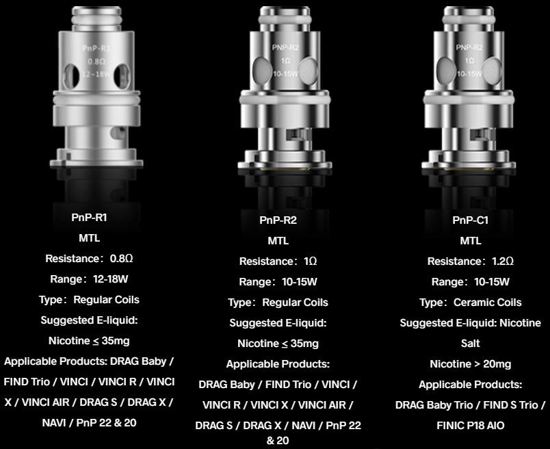voopoo pnp series r coils voopoo pnp series r coils