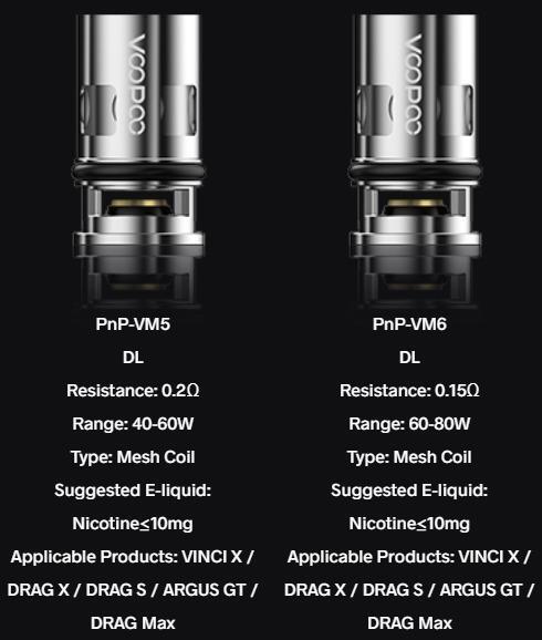 voopoo pnp series vm coils voopoo pnp series vm coils